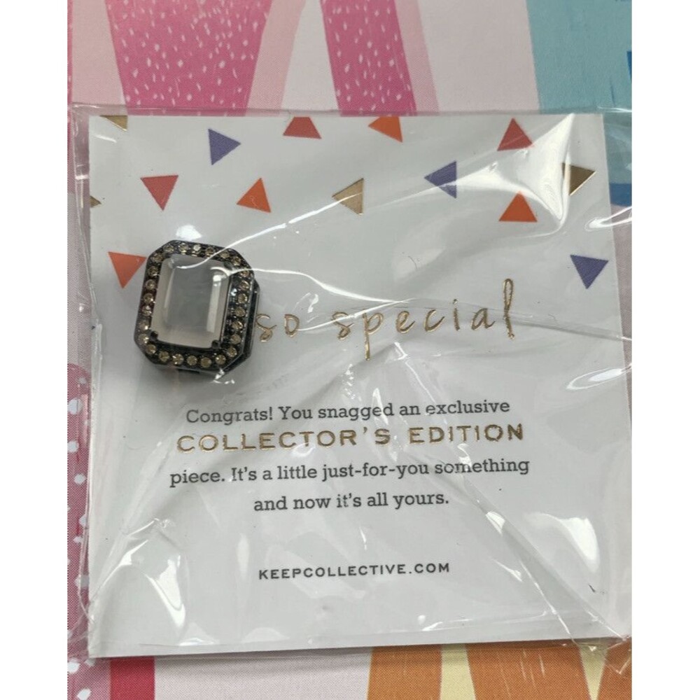 Keep Collective Pave Set Rose Opal Hermatite Collector’s Edition New